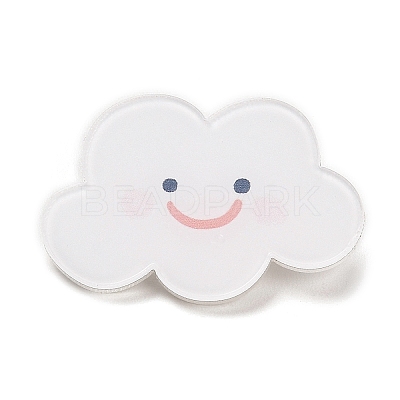 Cartoon Style Acrylic Brooch JEWB-D016-01C-1