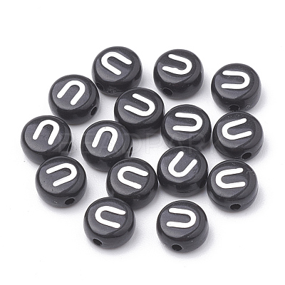 Opaque Acrylic Beads SACR-N002-02U-1