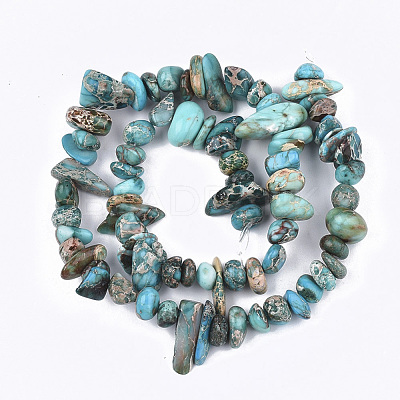 Natural Imperial Jasper Beads Strands G-S355-08-1