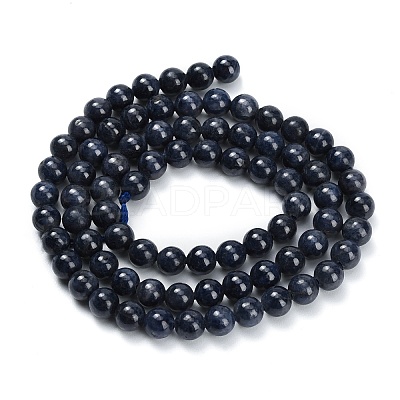 Natural Sapphire Beads Strands G-L631-A02-5-6mm-1