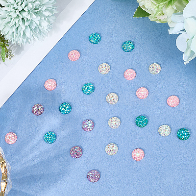 5Sets 200Pcs Transparent Resin Cabochons CRES-SP0001-04B-1