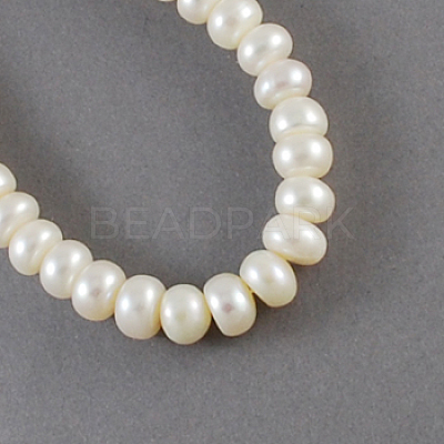 Natural Cultured Freshwater Pearl Beads Strands X-PEAR-S002-8-9mm-3-1