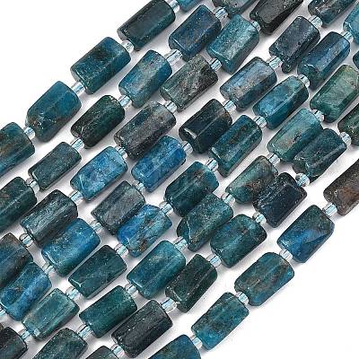 Natural Apatite Beads Strands G-H352-A01-02-1