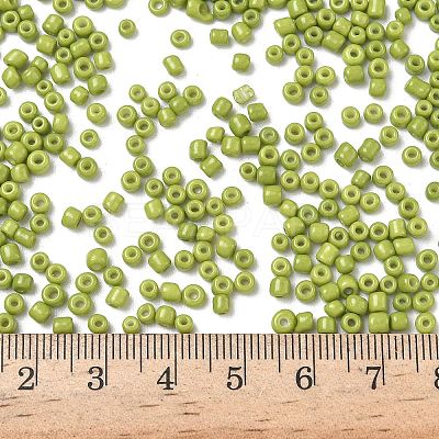 8/0 3mm Baking Paint Glass Seed Beads Loose Spacer Beads X-SEED-S002-K9-1
