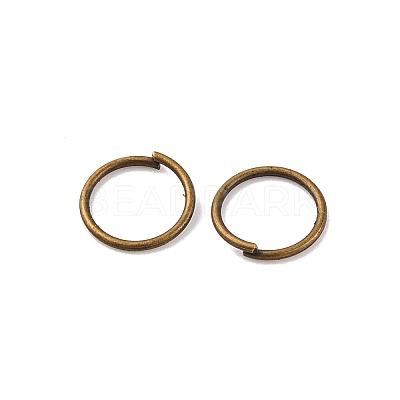 Brass Saw Cut Open Jump Rings KK-G514-01L-AB-1
