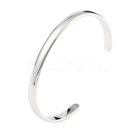 Non-Tarnish 304 Stainless Steel Open Cuff Plain Bangles BJEW-H591-01P-01-1