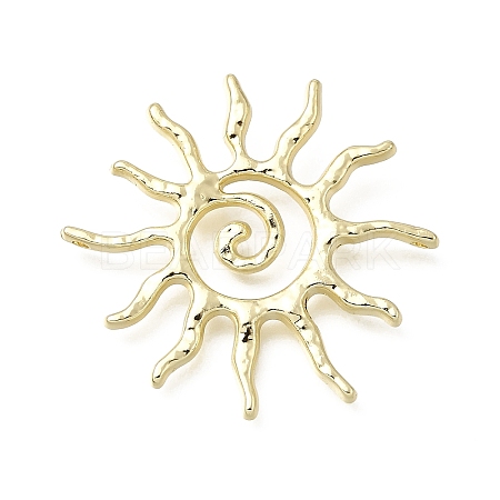 Hammered Alloy Pendants X-PALLOY-B016-03A-G-1