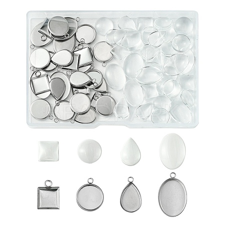 DIY Blank Pendant Making Kit DIY-FS0005-50-1