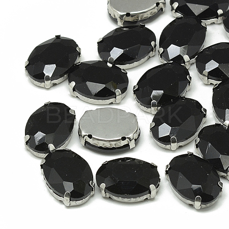 Sew on Rhinestone RGLA-T091-13x18mm-02P-1