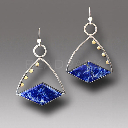 Alloy Enamel Dangle Earrings FS-WG6E131-17-1