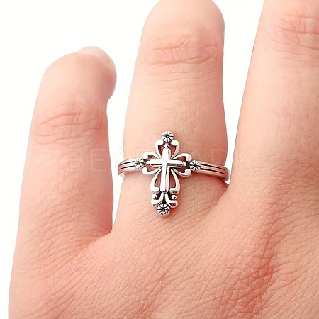 Cross Alloy Finger Rings FS-WGD13AF-01-1