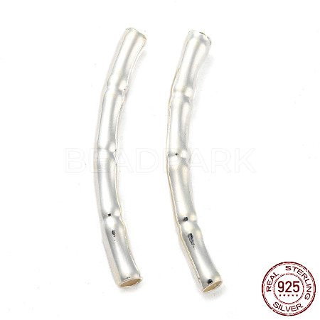 925 Sterling Silver Tube Beads STER-Z004-04F-1