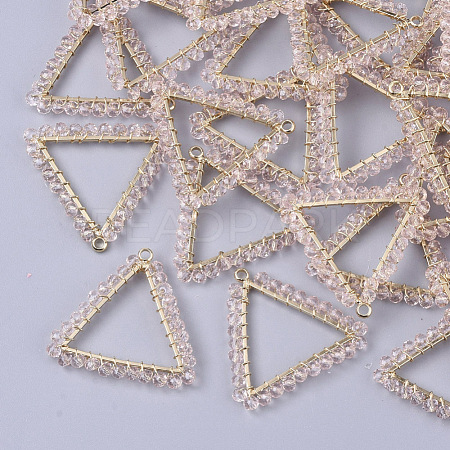 Glass Beads Pendants FIND-S306-19B-1