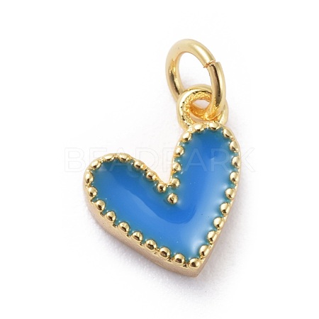 Enamel Charms KK-G363-54G-04-1