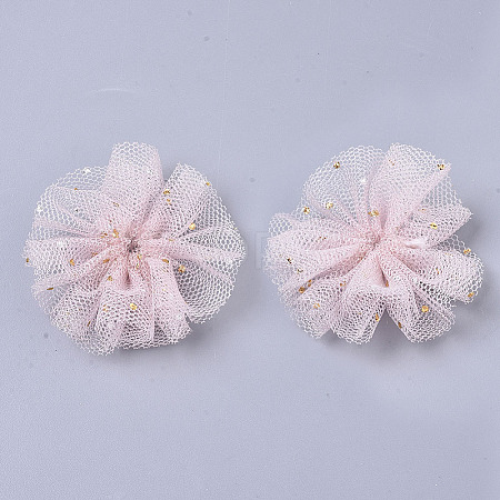 Organza Fabric Flowers FIND-R076-01G-1-1