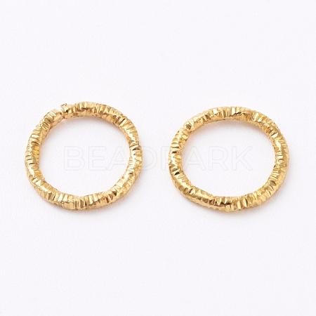 Iron Textured Jump Rings IFIN-D086-02-G-1