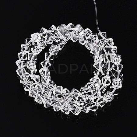Natural Quartz Crystal Beads Strands G-N347-04-1