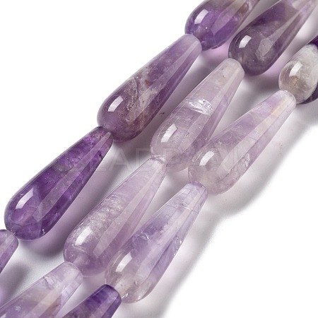 Natural Amethyst Beads Strands G-P528-H15-01-1