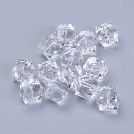 Transparent Acrylic Beads TACR-Q259-10mm-V01-01-1