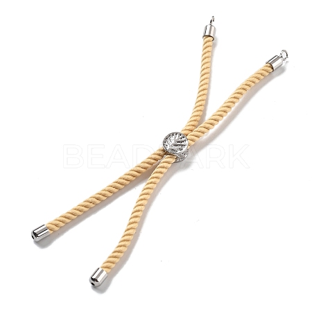 Twisted Nylon Cord Silder Bracelets DIY-B066-03P-20-1