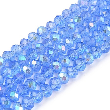 Electroplate Glass Beads Strands LS-EGLA-A044-T3mm-L14-1