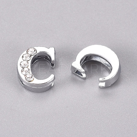 Alloy Slide Charms PALLOY-WH0066-21C-1