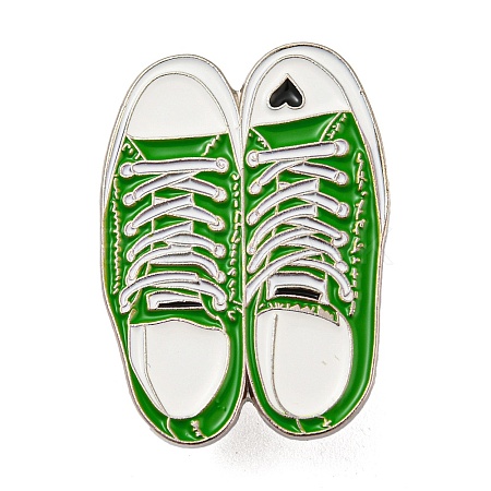 Canvas Shoes Enamel Pins JEWB-F031-02A-1