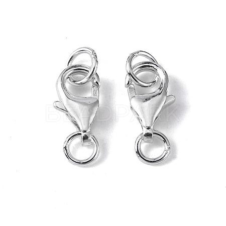925 Sterling Silver Lobster Claw Clasps STER-I010-11mm-1