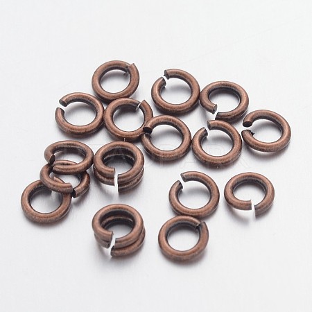 Brass Open Jump Rings JRC5MM-R-1