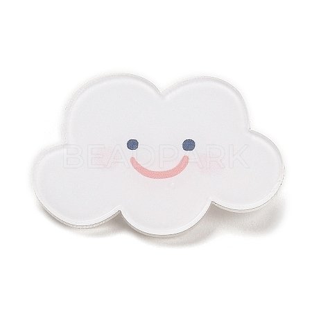 Cartoon Style Acrylic Brooch JEWB-D016-01C-1