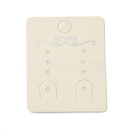 Rectangle Paper Earring Display Cards CDIS-M005-04-1