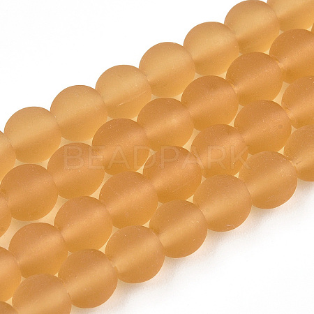 Transparent Glass Beads Strands GLAA-T032-T6mm-MD08-1
