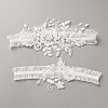 Flower Polyester Garter Leg Ring Sets DIY-WH0888-340B-1