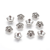 Tibetan Style Bead Caps TIBEB-A24621-AS-LF-1