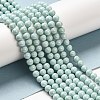 Cubic Zirconia Imitation Pearl Bead Strands ZIRC-P109-03C-06-2