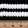 Opaque Spray Painted Glass Beads GLAA-ZX008-6mm-18G-4