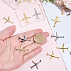 12Pcs 2 Colors Brass Pendants KK-BBC0019-89-3