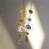 Quartz Crystal Big Pendant Decorations X-HJEW-PW0001-018D-1