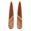 Resin & Walnut Wood Pendants X-RESI-S358-40Q-2