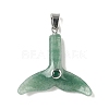 Natural Green Aventurine Pendants G-P599-03P-02-1