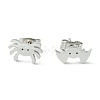 Cute Little Animal Theme 304 Stainless Steel Stud Earrings EJEW-B041-04F-P-1