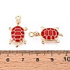 Alloy Enamel Pendants PALLOY-T092-26G-04-3