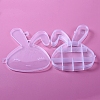 9 Grids Rabbit Shape Plastic Organizer Boxes LS-ANIM-PW0001-115-1