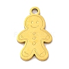 Christmas Theme 201 Stainless Steel Charms STAS-Q015-13G-04-1