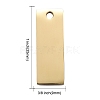 Ion Plating(IP) 304 Stainless Steel Pendants STAS-I140-22B-A-4