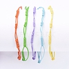 Adjustable Korean Waxed Polyester Cord Bracelets BJEW-JB05068-02-2