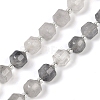 Natural Cloudy Quartz Beads Strands G-O201B-115F-2