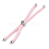 Twisted Nylon Cord Silder Bracelets DIY-B066-03P-08-1