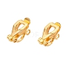 Iron Clip-on Earring Findings KK-R071-06G-1