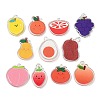 Food Theme Translucent Acrylic Pendants TACR-MSMC001-09-2